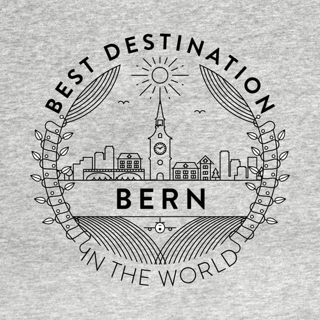 Bern Minimal Badge Design by kursatunsal